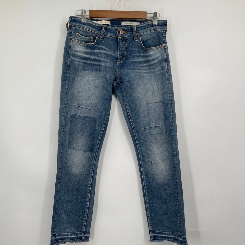 Anthropologie Pilcro Slim Boyfriend Jeans Blue Sz 26